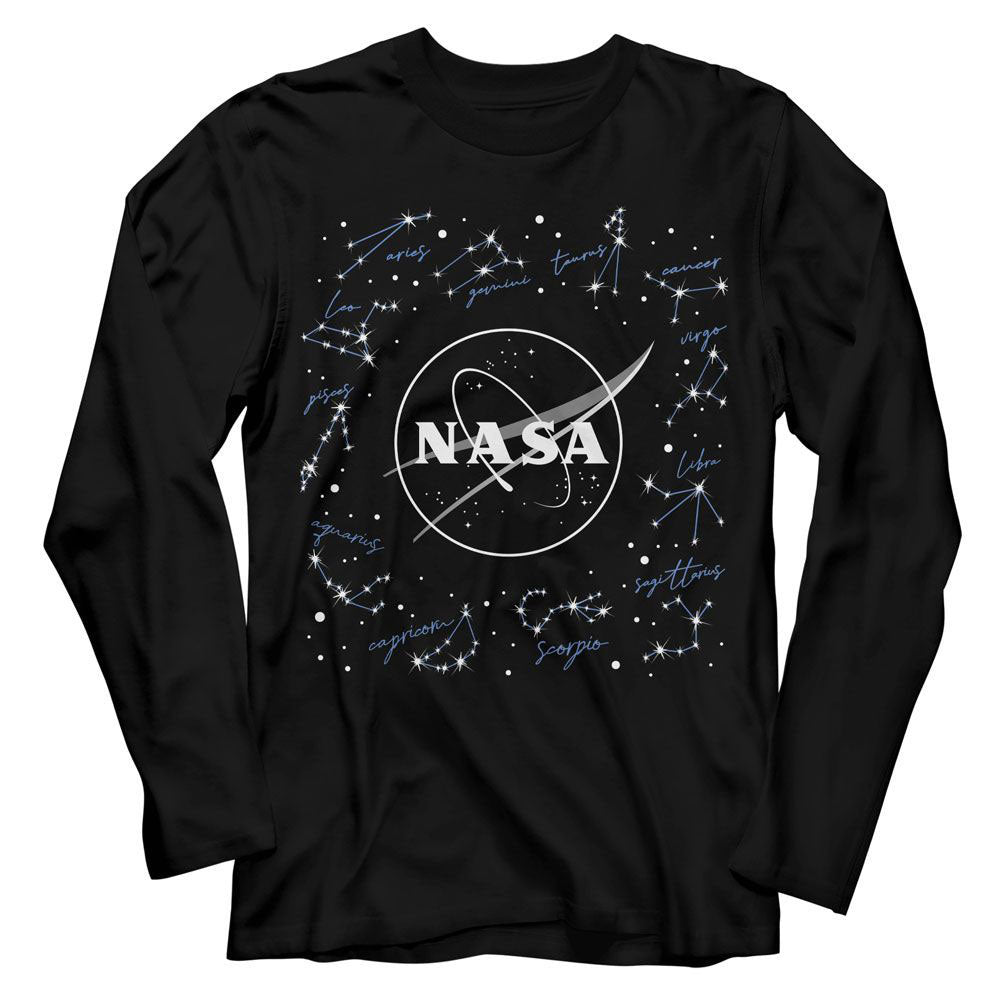 NASA Nasa Constellations Long Sleeve Front