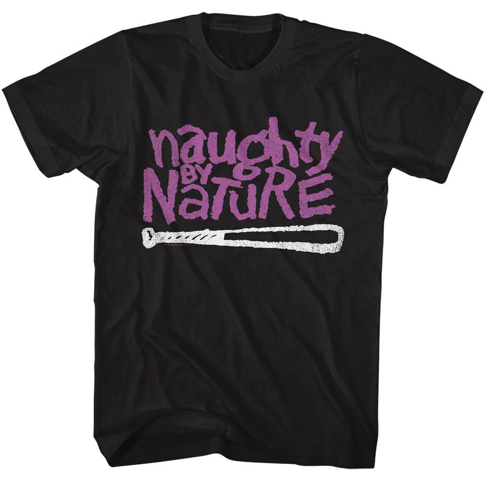 Naughty By Nature 2 Color Logo T-shirt Front