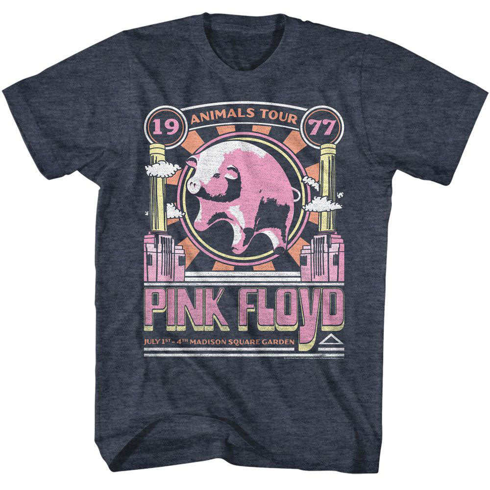Pink Floyd Animals Tour 1977 T-shirt Front