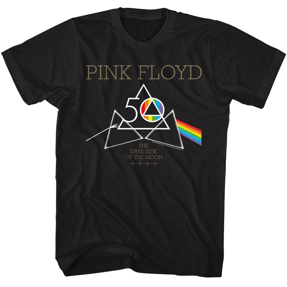 Pink Floyd 50th Triangles T-shirt Front