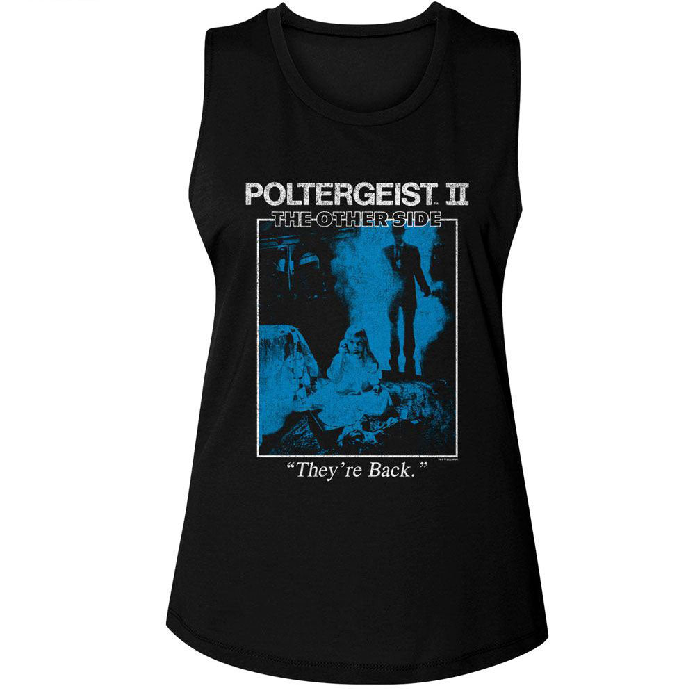 Poltergeist Theyre Back Poster Womens Tank Front