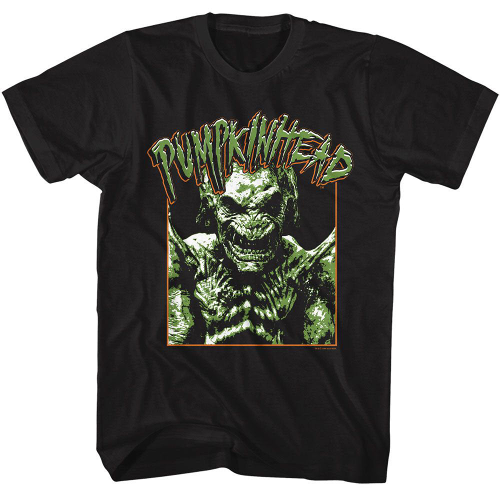 Pumpkinhead Photo And Logo T-shirt Front