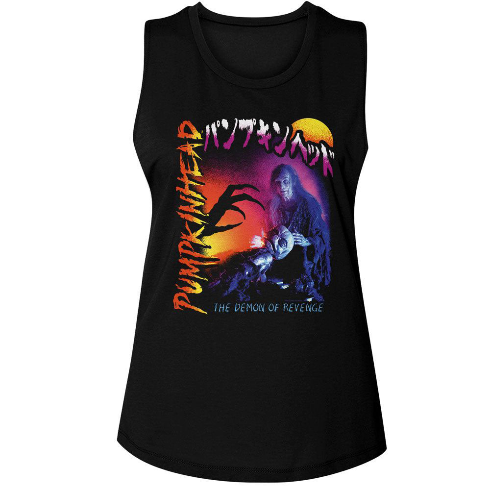 Pumpkinhead Demon Of Revenge Womens Tank Front