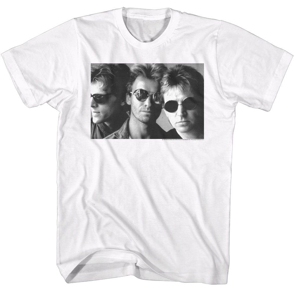 The Police Bw Shades T-shirt Front