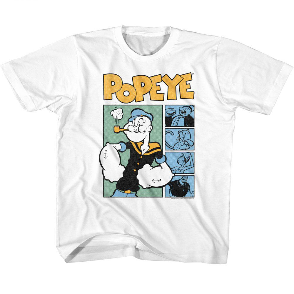 Popeye Boxes Youth T-shirt Front