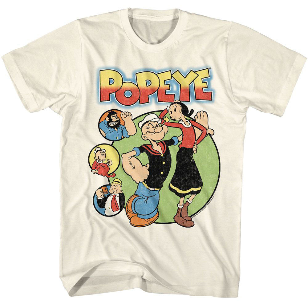Popeye Circles T-shirt Front