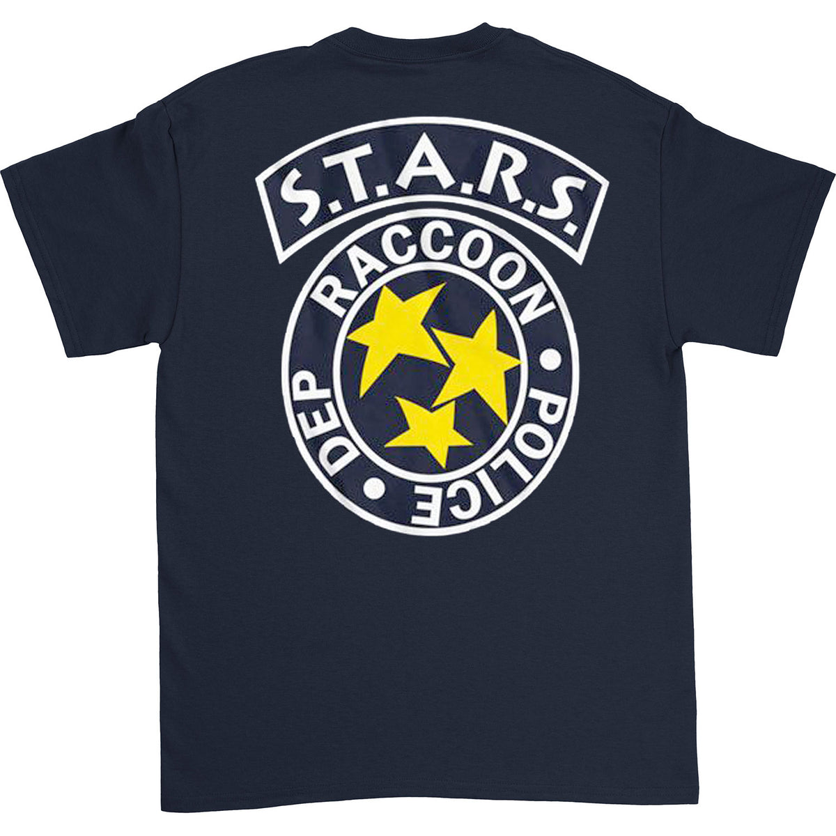 Resident Evil Stars Front Back T-shirt Back