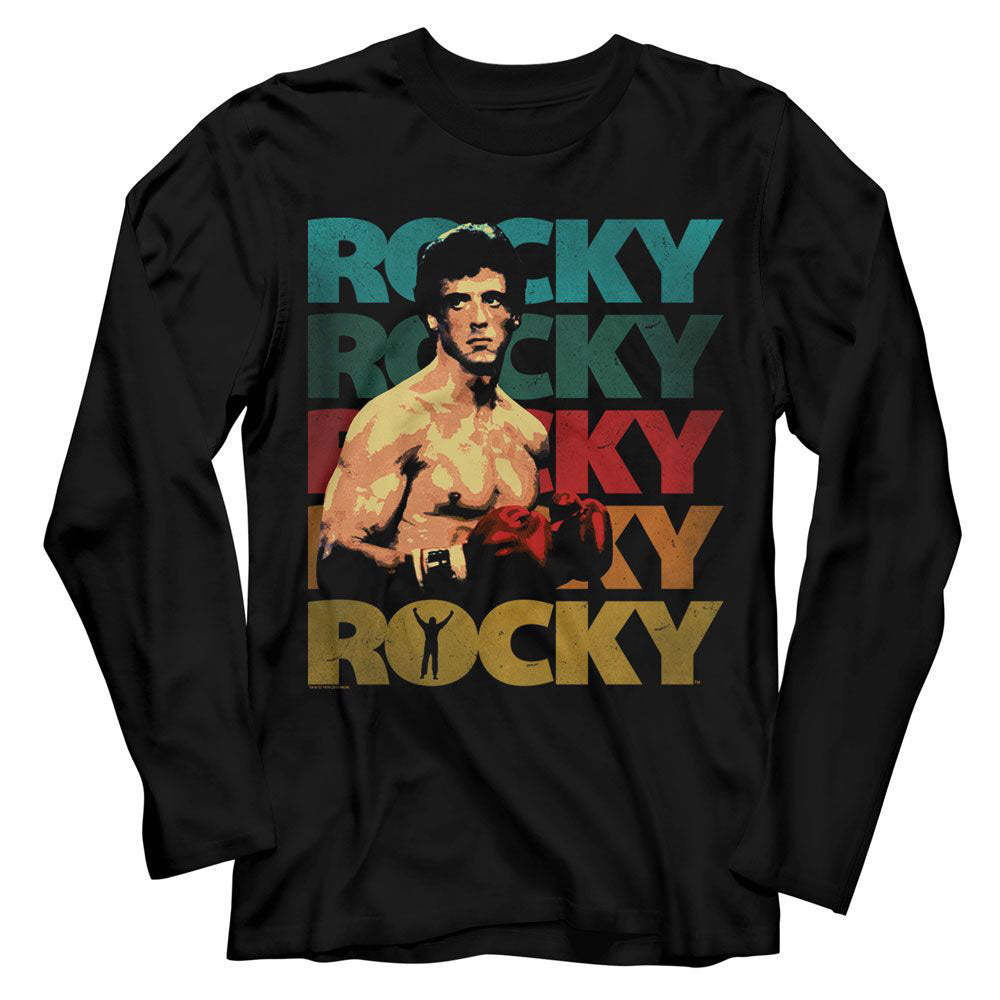 Rocky 70s Colors Long Sleeve Front