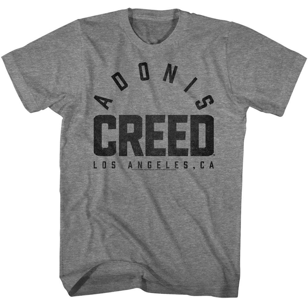 Rocky Arched Adonis Logo T-shirt Front