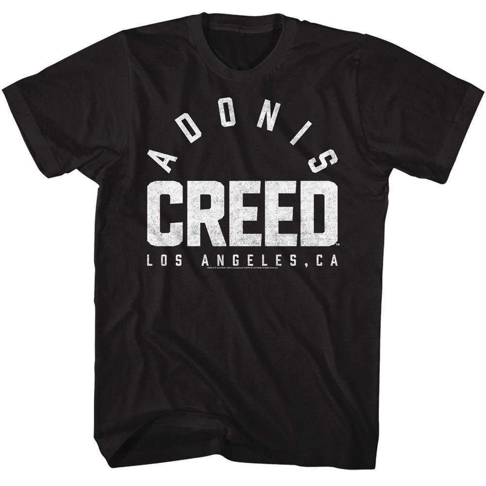 Rocky Arched Adonis Logo T-shirt Front