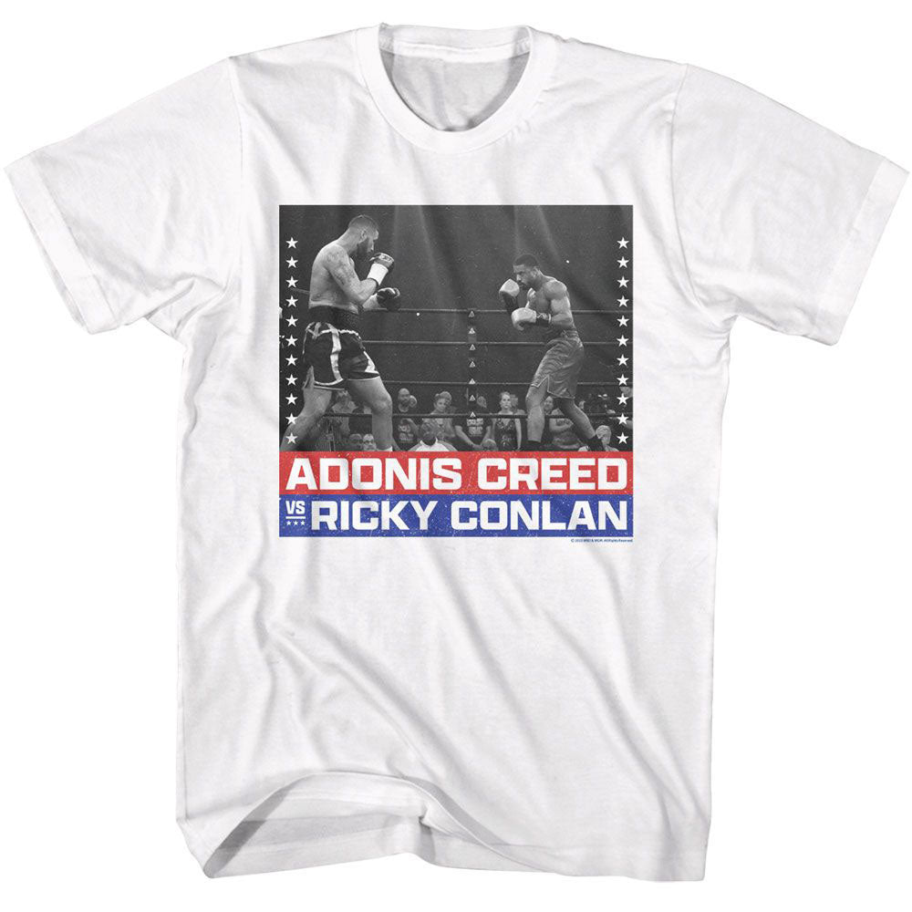 Rocky Creed Vs Conlan T-shirt Front