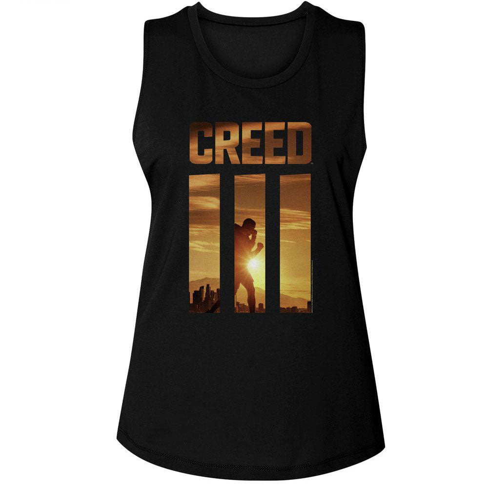Rocky Creed 3 Sunrise Womens Tank Front
