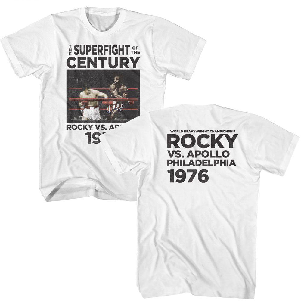 Rocky Superfight Of The Century 1976 T-shirt Front