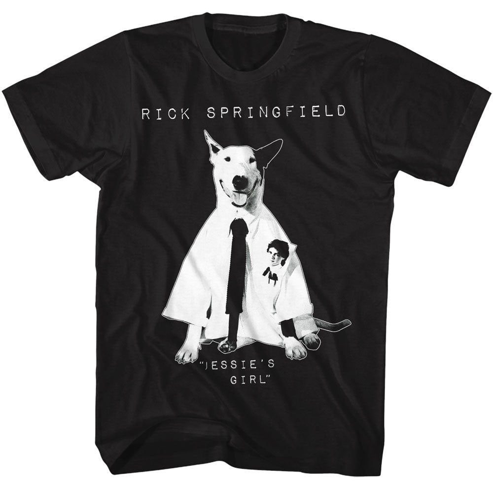 Rick Springfield Jessies Girl Dog T-shirt Front