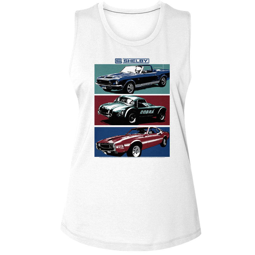 Carroll Shelby Cars Womens Tank Front
