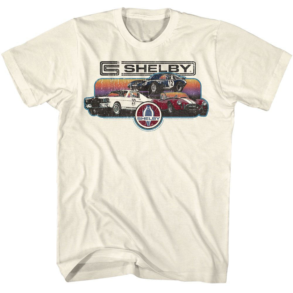 Carroll Shelby Gradient Collage T-shirt Front