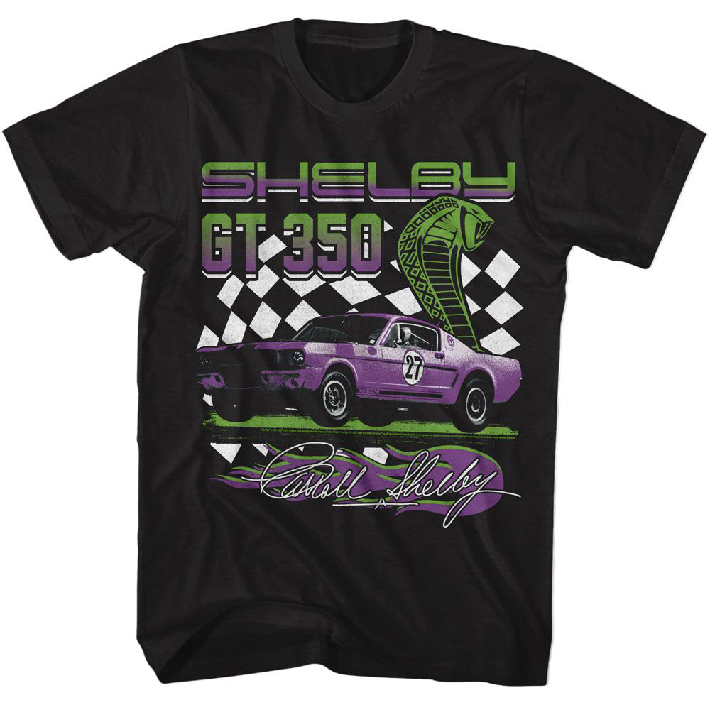 Carroll Shelby Gt 350 Racing T-shirt Front