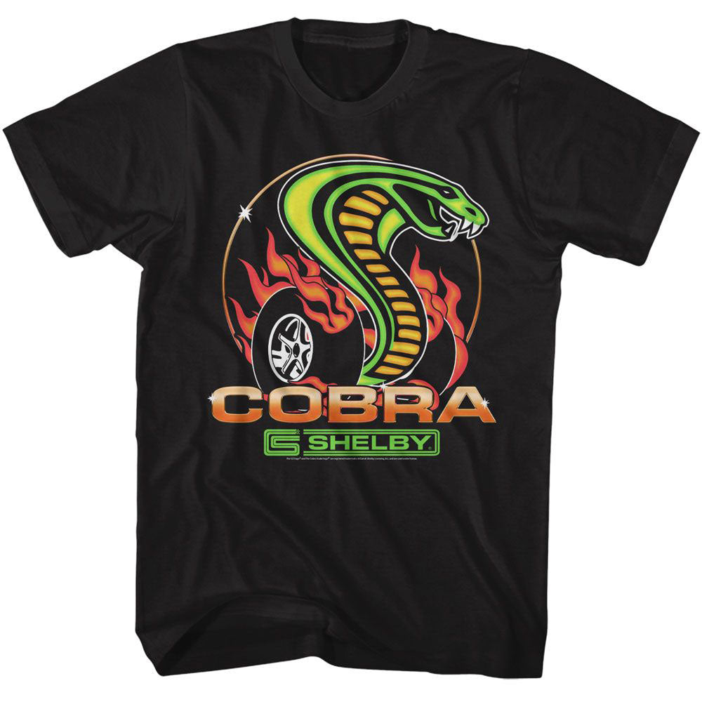 Carroll Shelby Dragon Snake Burnout T-shirt Front