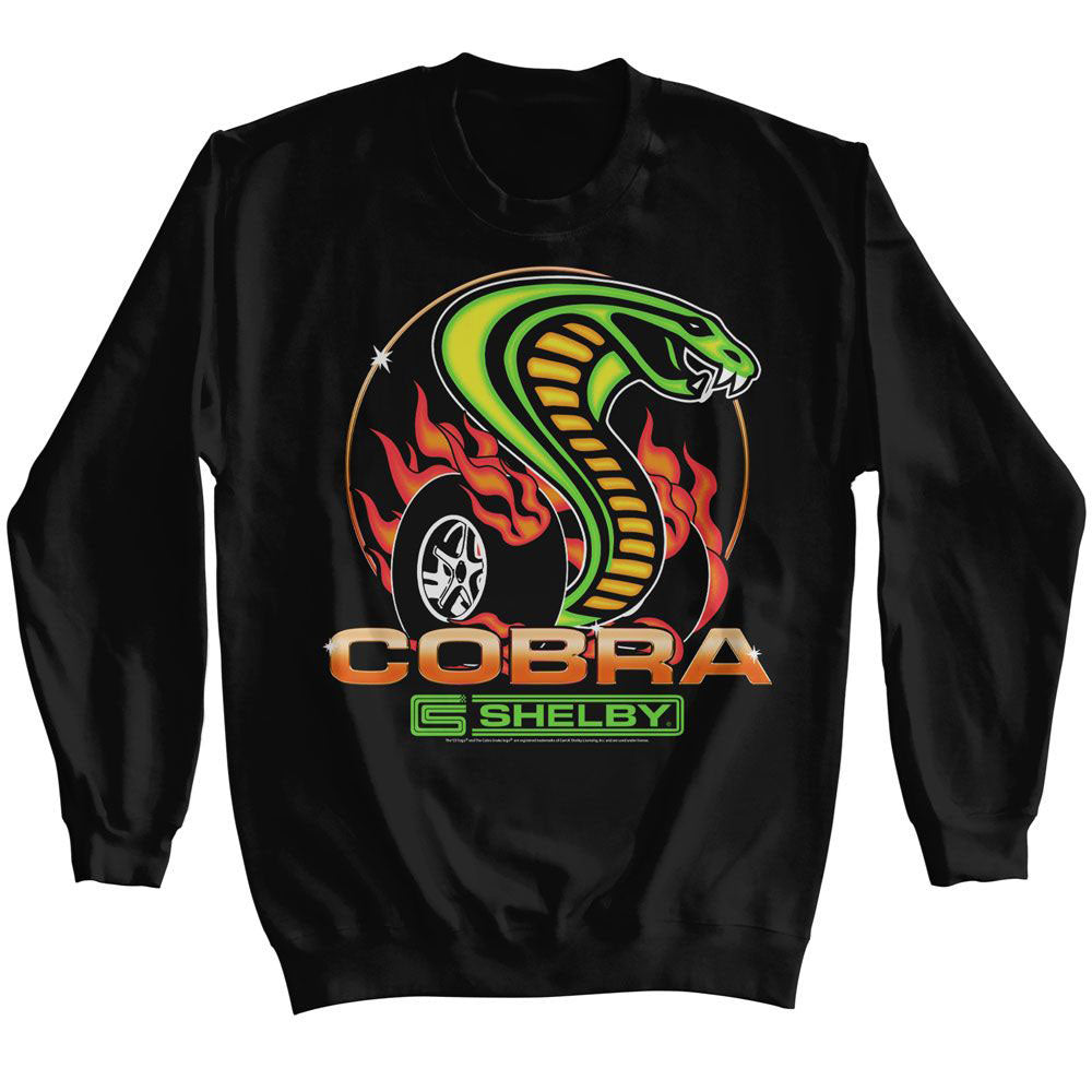 Carroll Shelby Dragon Snake Burnout Sweatshirt Front