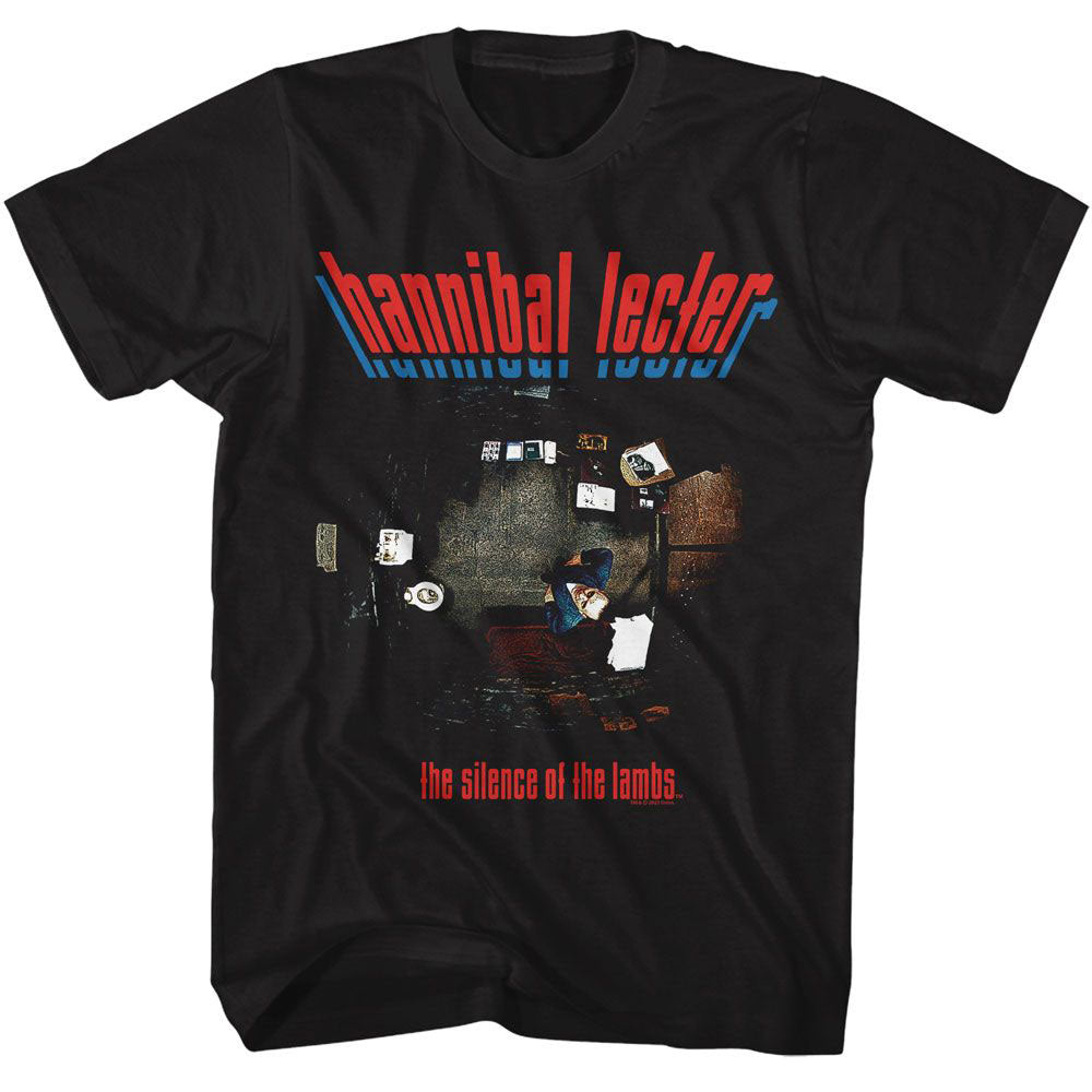 Silence Of The Lambs Silence Hannibal Cell T-shirt Front