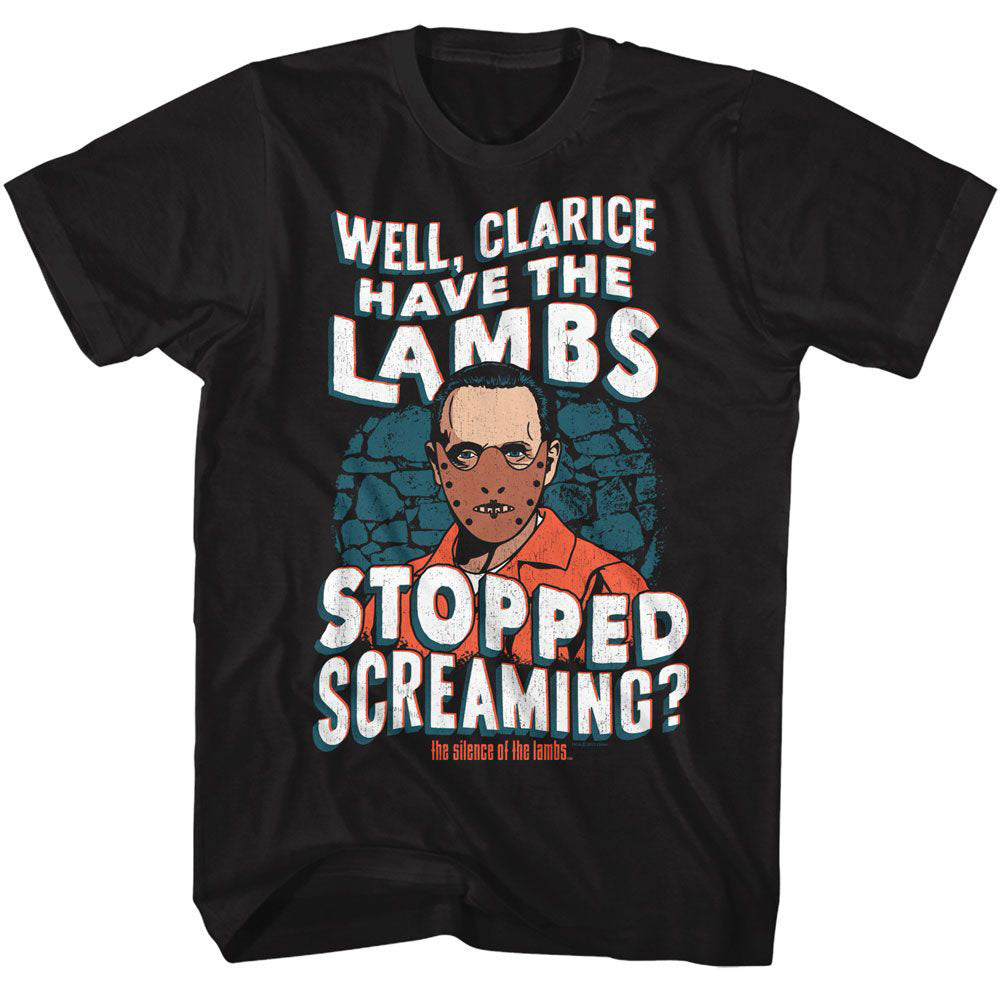 Silence Of The Lambs Sol Wavy Lambs Text T-shirt Front