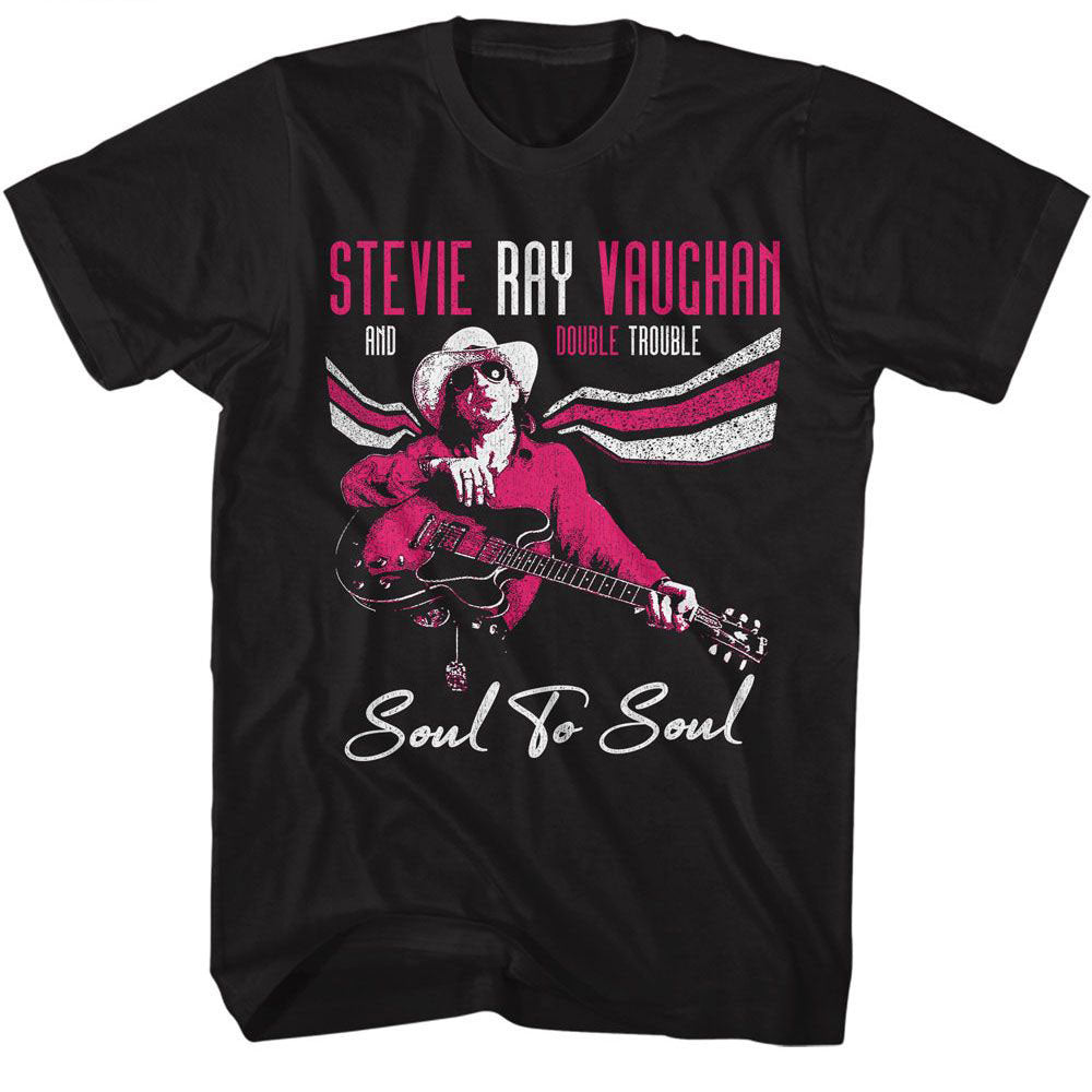 Stevie Ray Vaughan Soul To Soul T-shirt Front