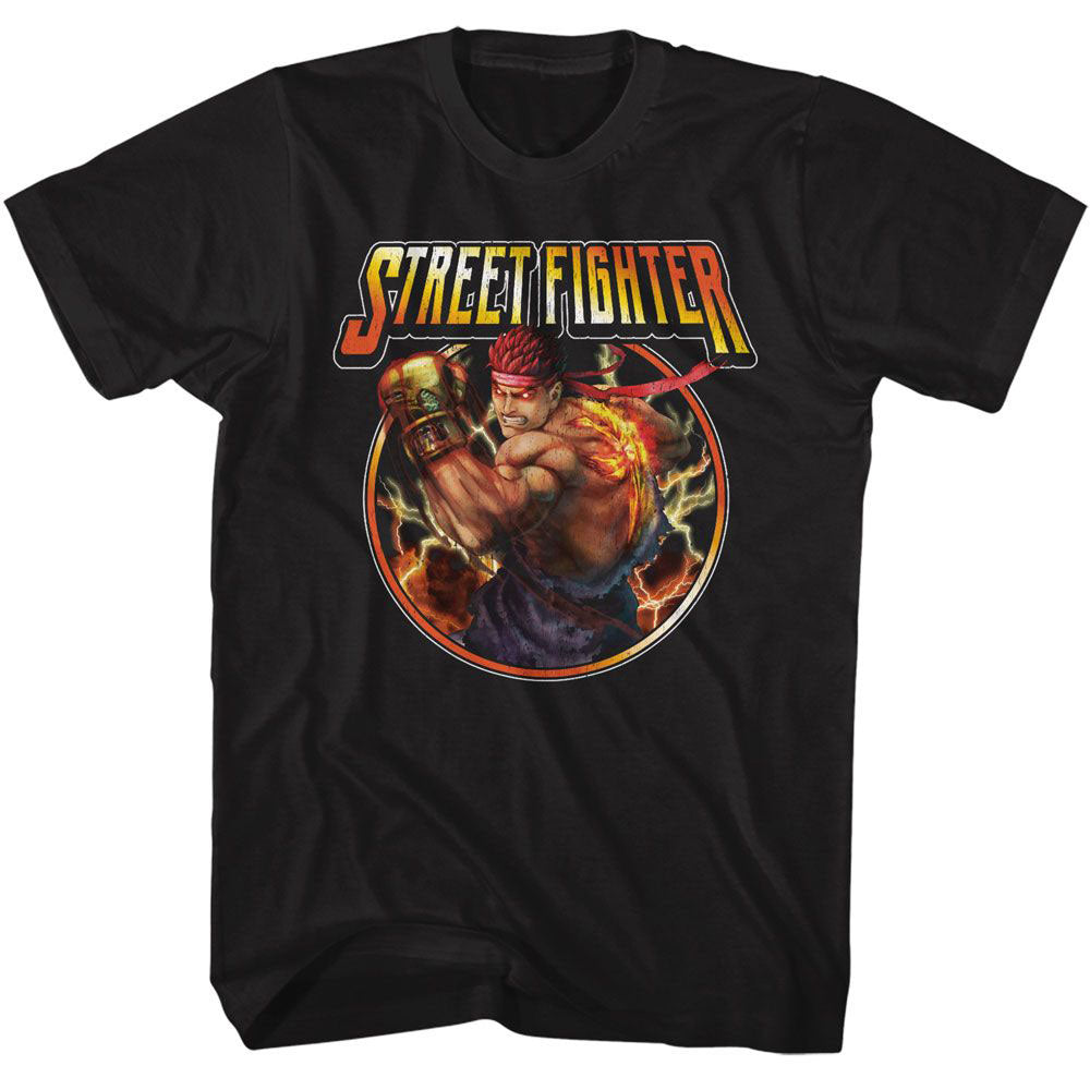 Street Fighter Lightning Ryu T-shirt Front