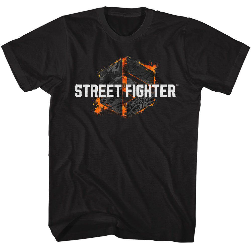Street Fighter Grafitti Logo T-shirt Front