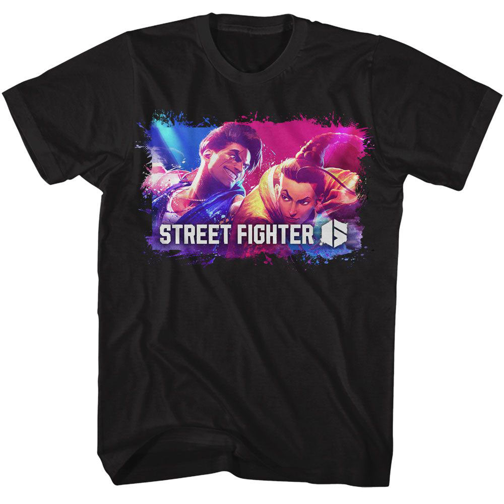 Street Fighter Splatter Box T-shirt Front