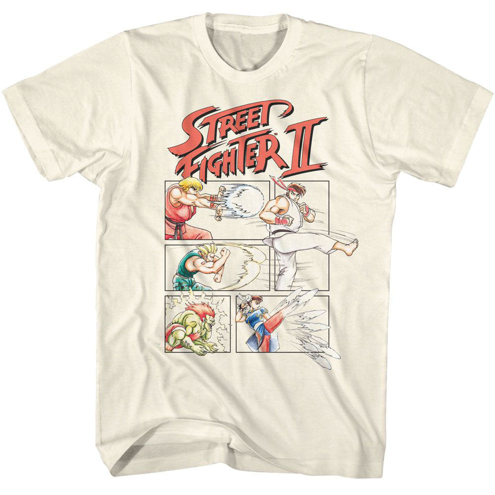 Street Fighter 2 Comic T-shirt Front