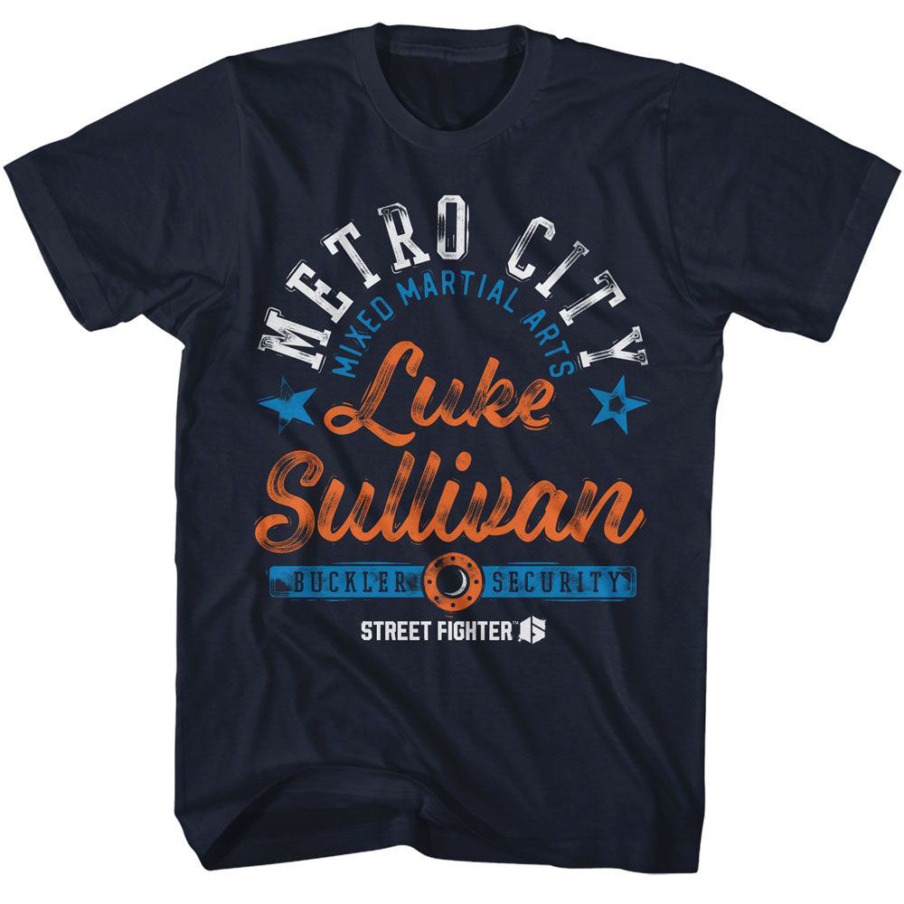 Street Fighter Metro City Mma T-shirt Front