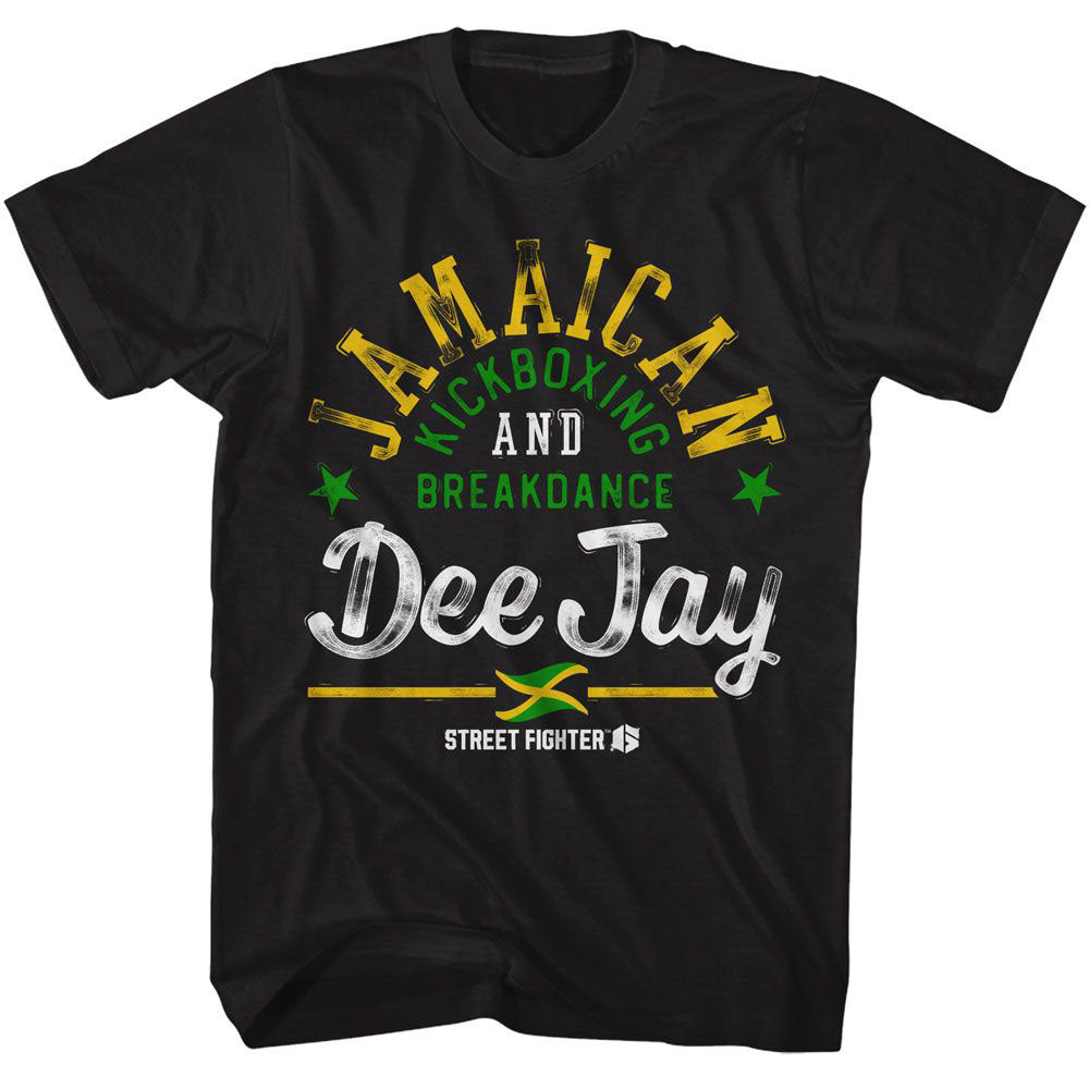 Street Fighter Dee Jay Jamaican T-shirt Front
