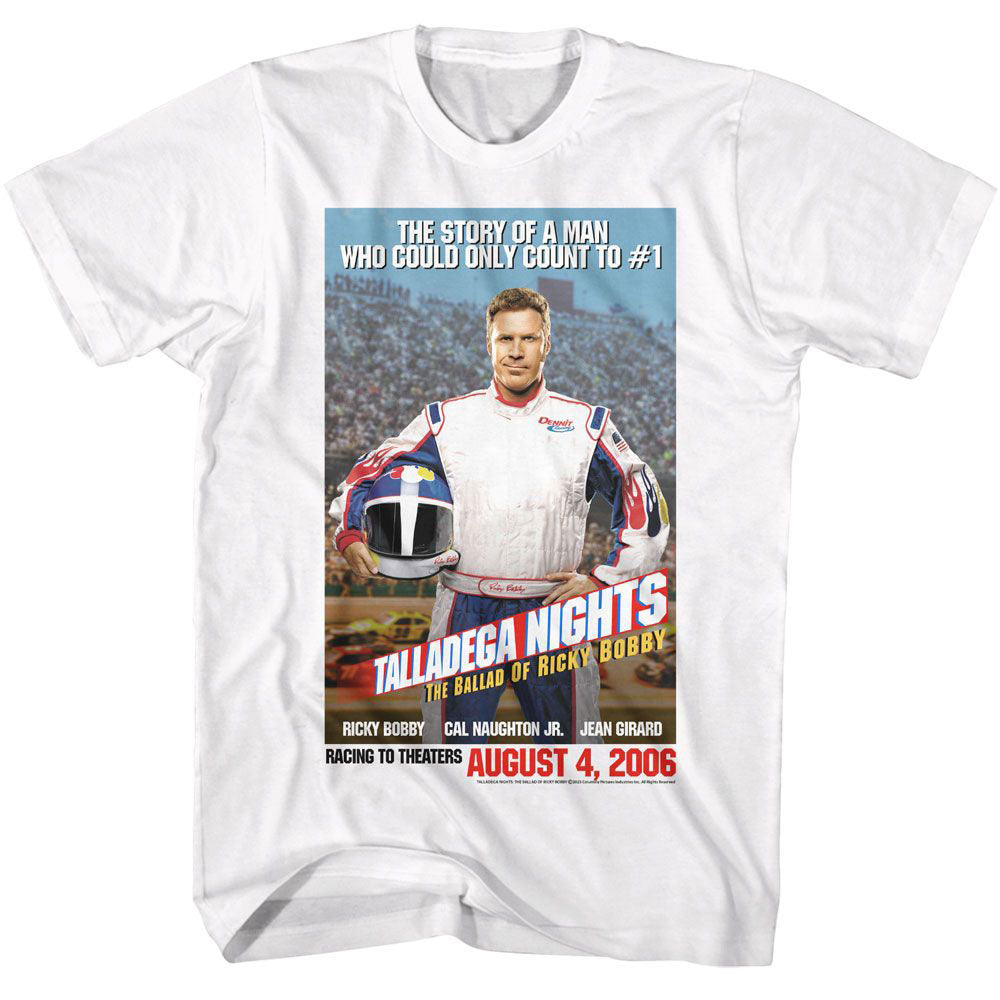Talladega Nights Movie Poster T-shirt Front