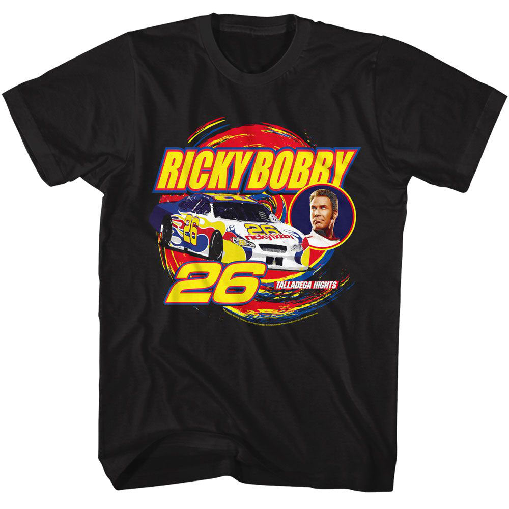 Talladega Nights Ricky Bobby Swirl T-shirt Front