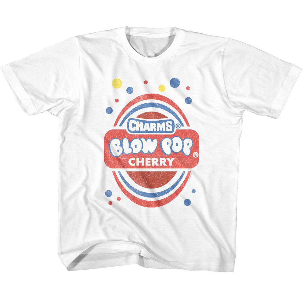 Tootsie Roll Cherry Wrapper Art Kids Childrens T-shirt Front