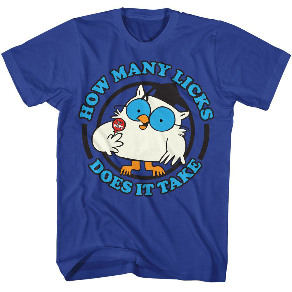 Tootsie Roll Mr Owl Licks T-shirt Front