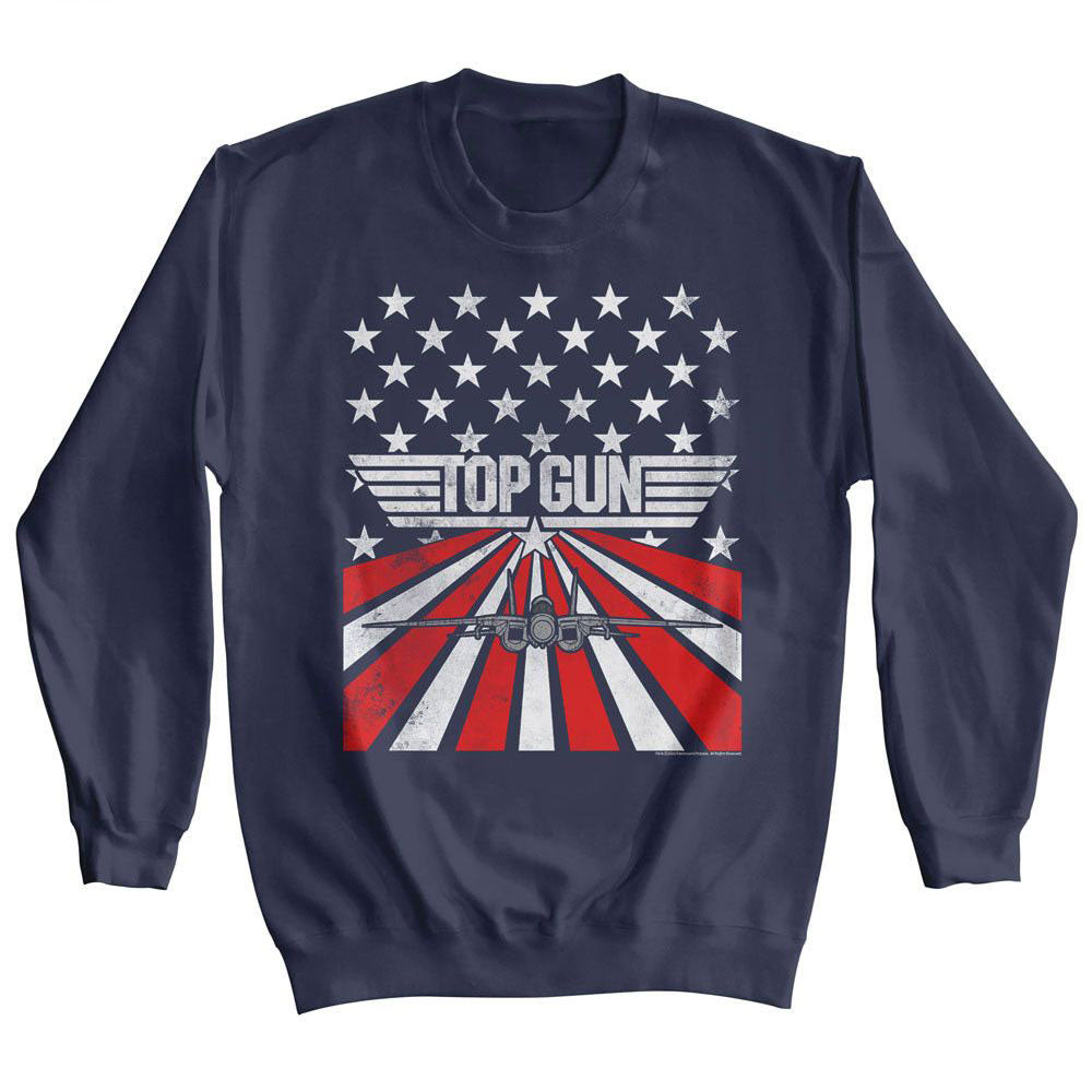Top Gun Stars And Stripes Sweatshirt Front