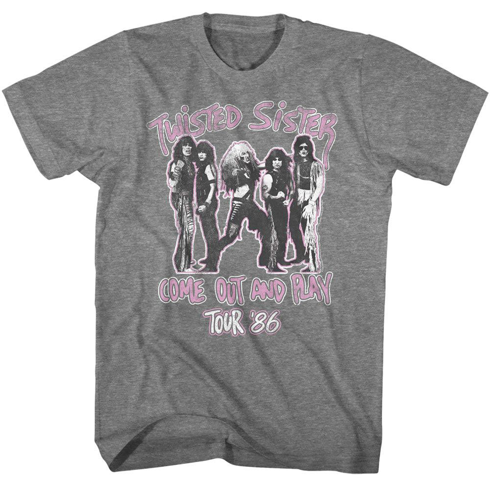 Twisted Sister Come Out And Play T-shirt Front