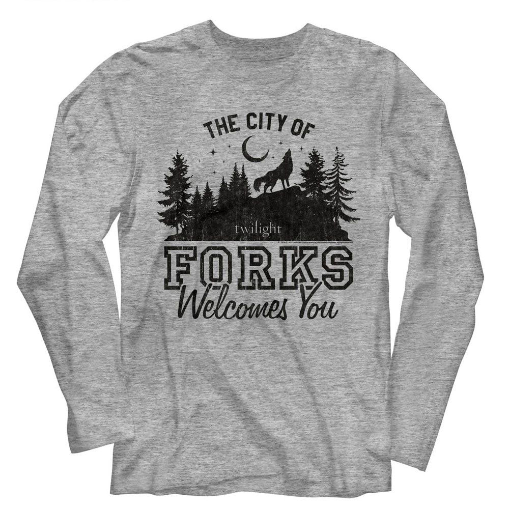 Twilight The City Of Forks Long Sleeve Front