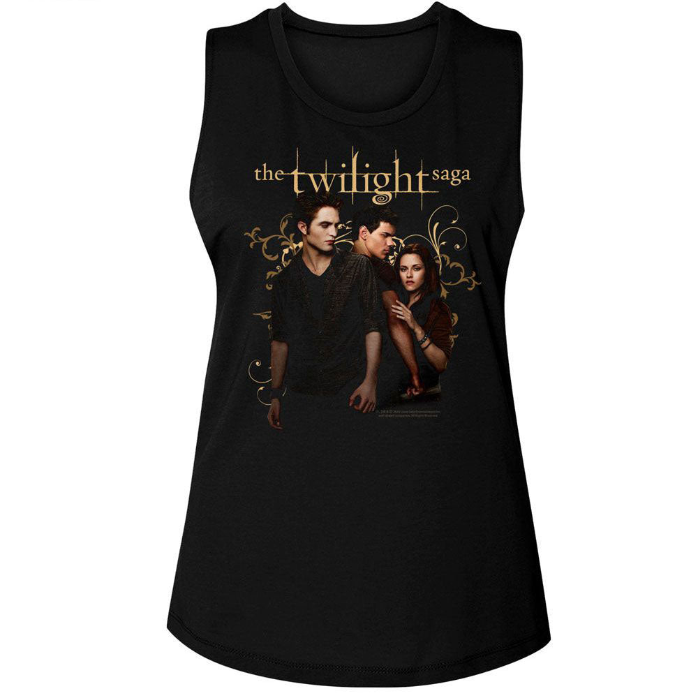 Twilight Edward Jacob Bella Womens Tank Front
