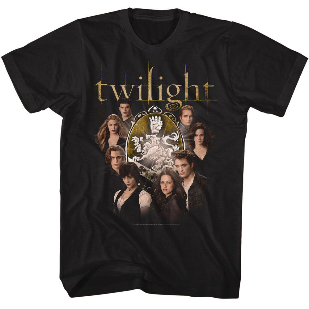 Twilight Cullen Family With Crest T-shirt Front