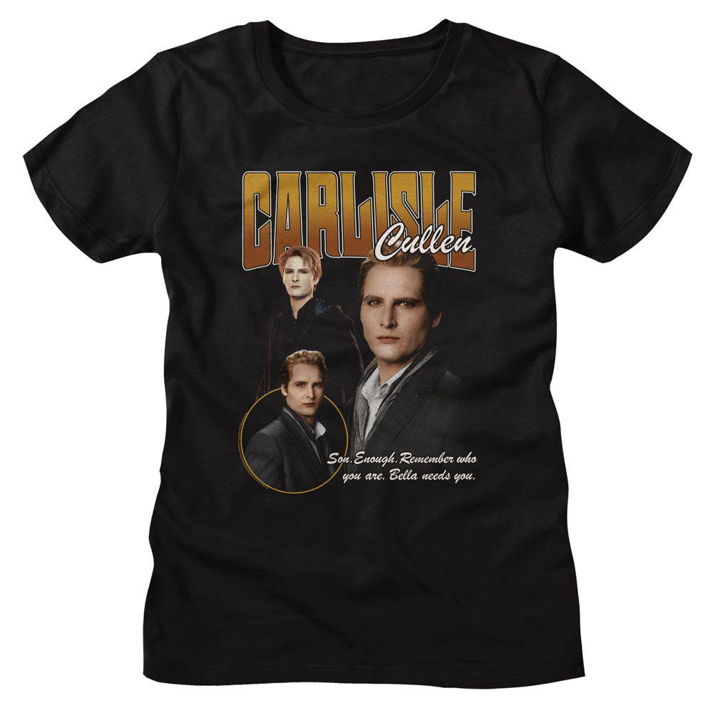 Twilight Carlisle Bella Needs You Quote Junior Top Front