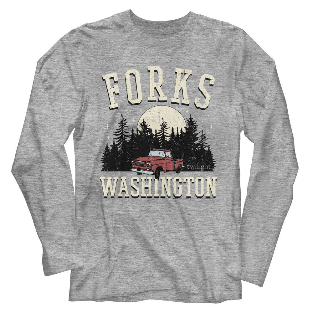 Twilight Forks Truck Long Sleeve Front