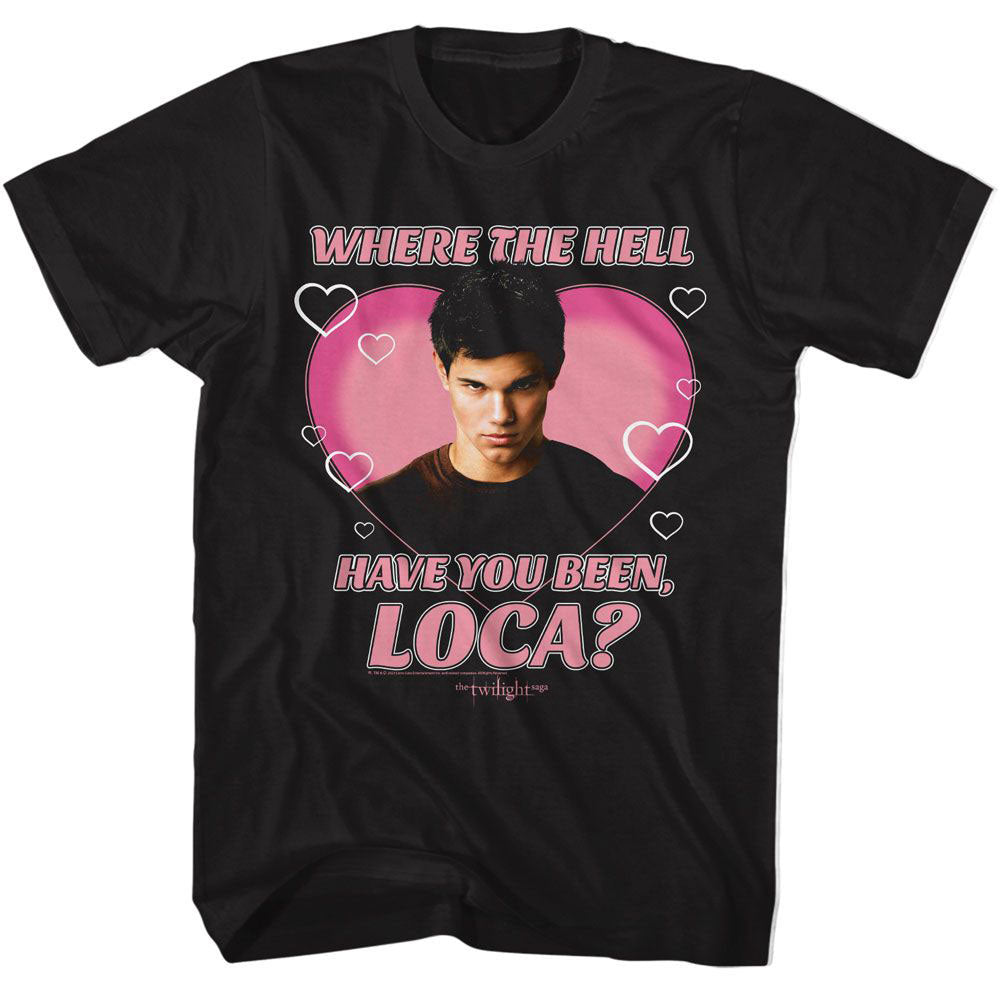 Twilight Loca Heart T-shirt Front