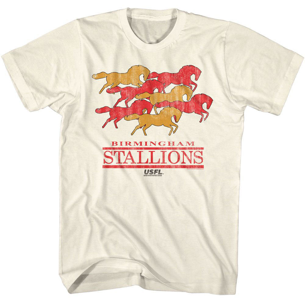 USFL Usfl Wild Stallions T-shirt Front