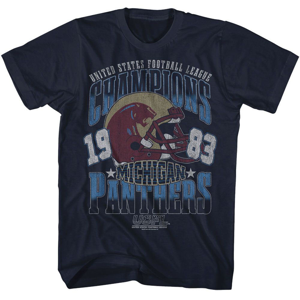 USFL Usfl Panthers Champions 83 T-shirt Front