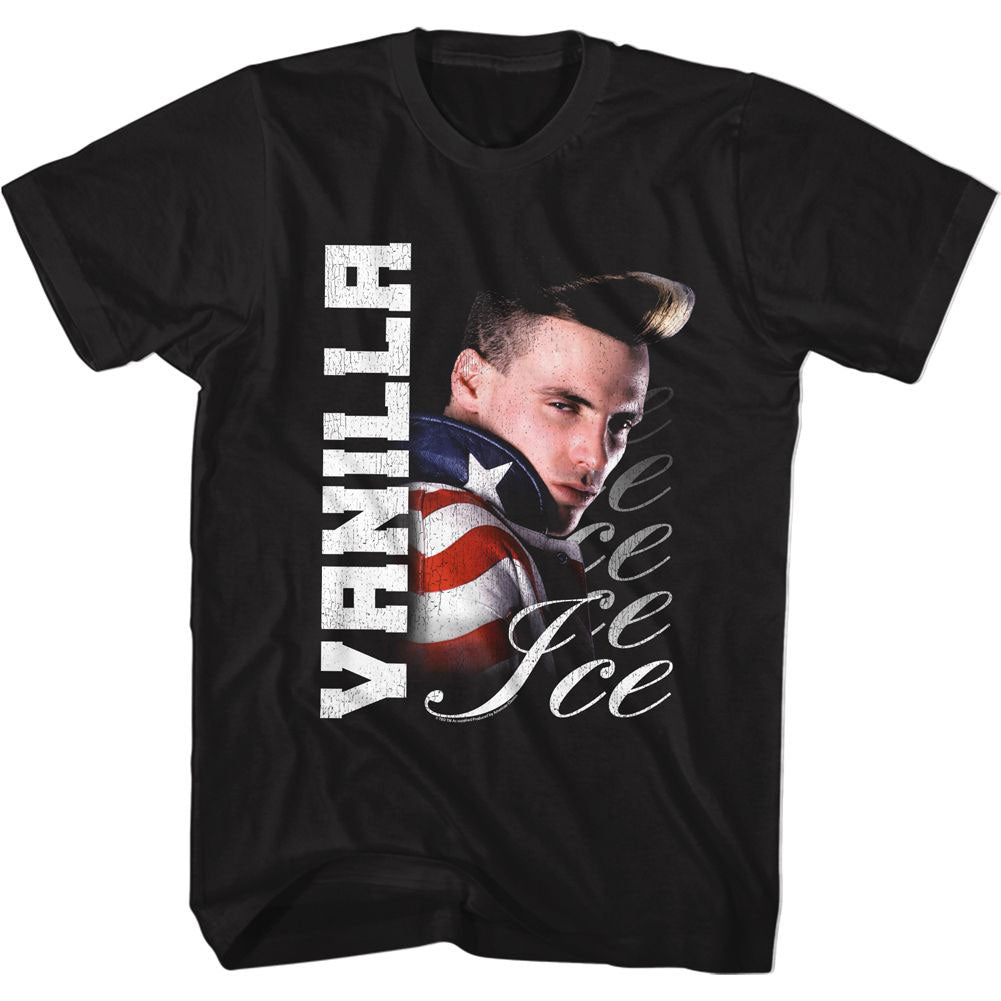 Vanilla Ice Vertical Vanilla T-shirt Front