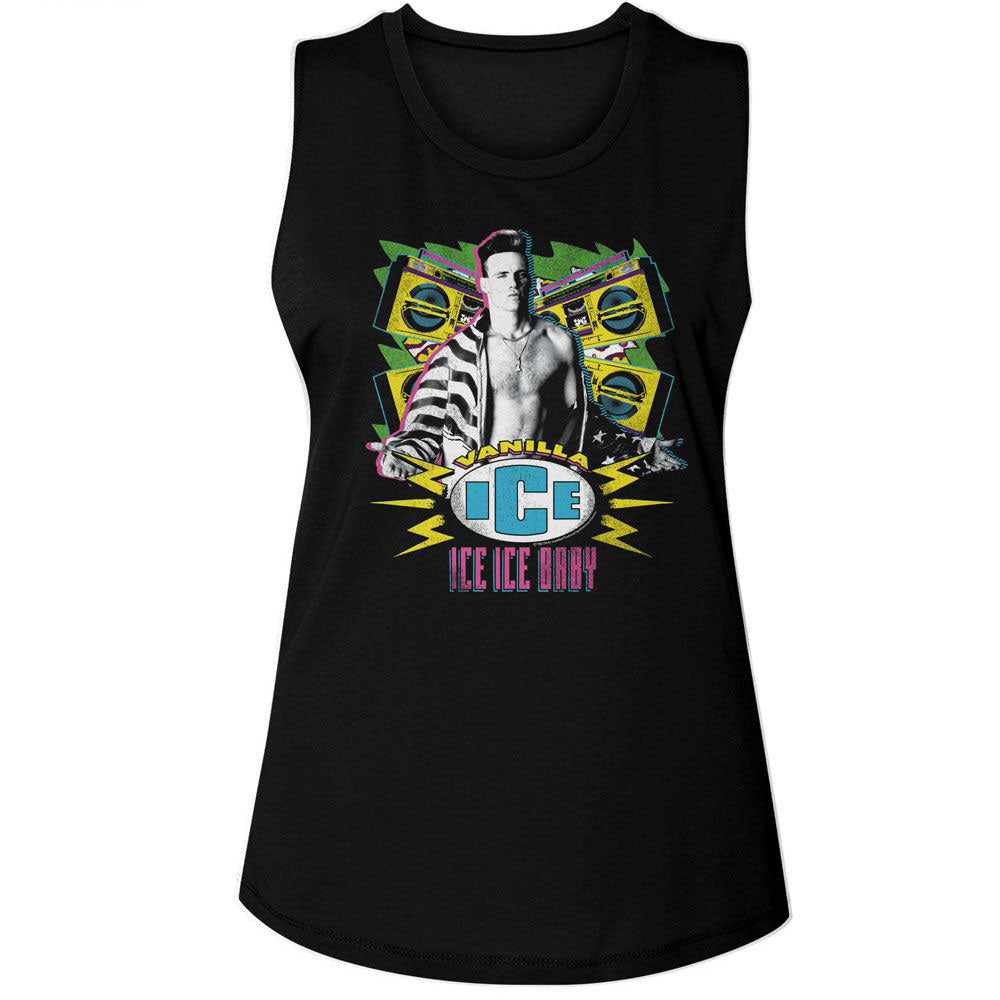 Vanilla Ice Extreme Colors Womens Tank Front