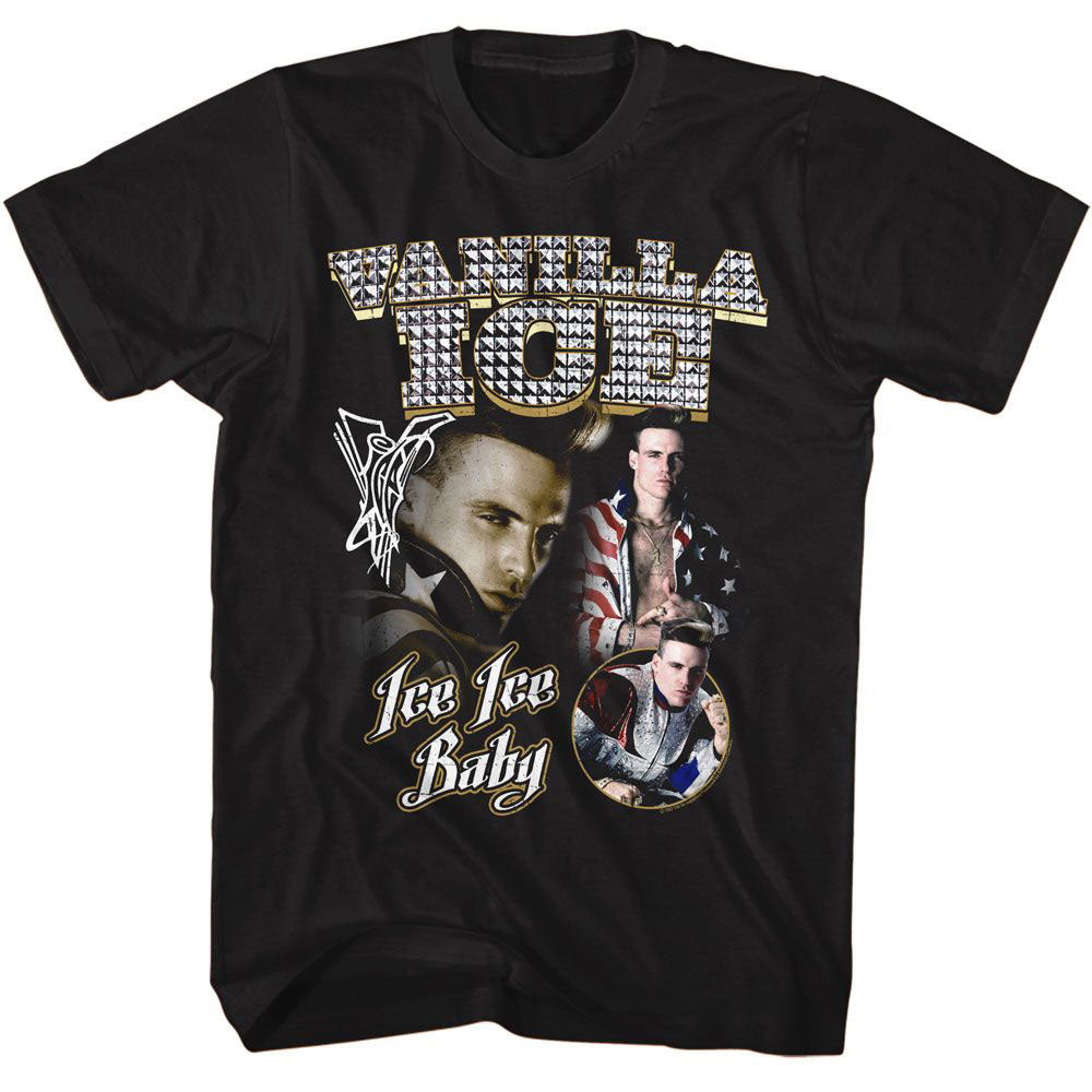 Vanilla Ice Metal Studs T-shirt Front