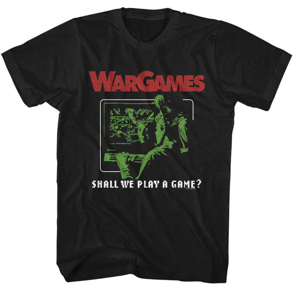 Wargames Play A Game T-shirt Front